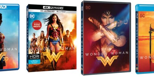 Wonder Woman in DVD, Blu-ray, 4K Ultra HD e Digitale: dettagli tecnici e contenuti speciali