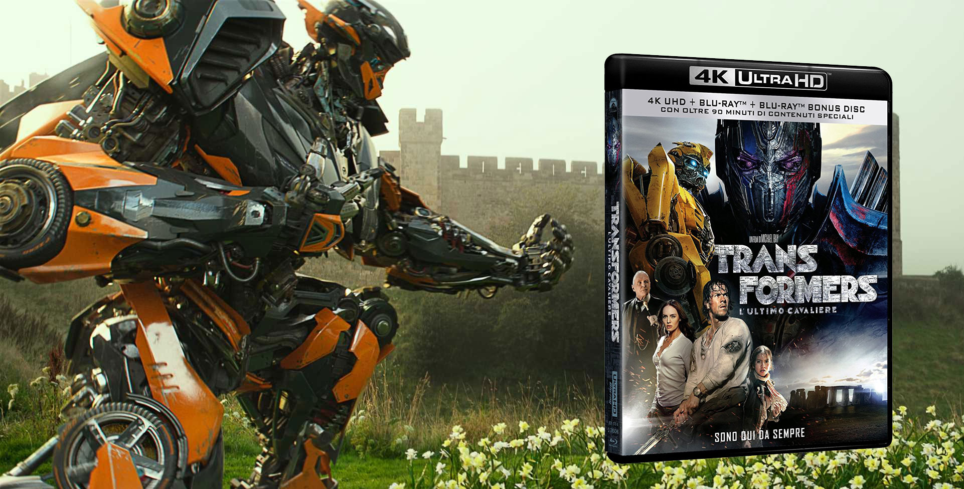 Transformers - L'Ultimo Cavaliere in Blu-Ray 4k Ultra HD