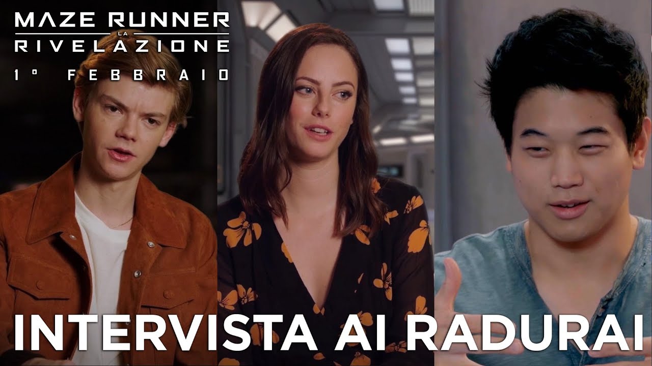 Maze Runner: La Rivelazione, Intervista ai radurai