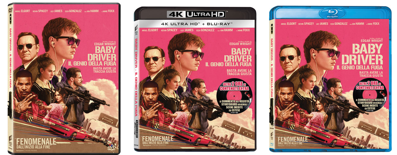 Baby Driver - Il genio della fuga in DVD, Blu-ray e 4K Ultra HD