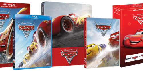 Cars 3 in DVD, Blu-ray, BD3D, Digitale e nel Cofanetto con tutti e tre i film Cars