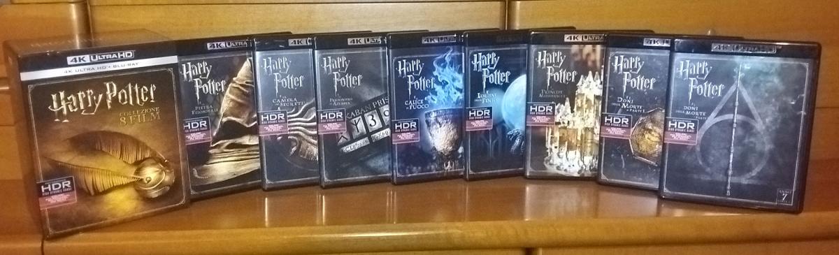 Cofanetto Harry Potter in Blu-ray 4K UHD HDR