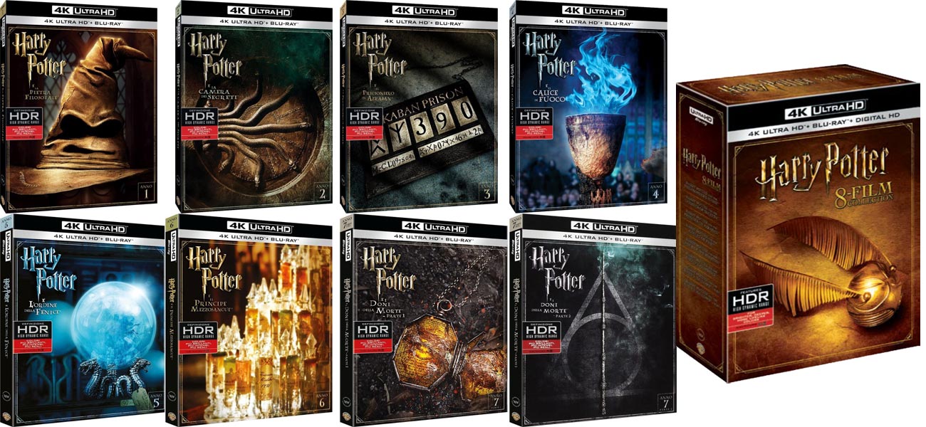 Harry Potter in 4K UHD nel 2017