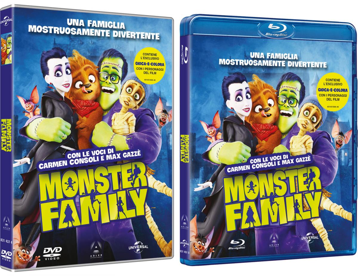 Monster Family in DVD e Blu-ray