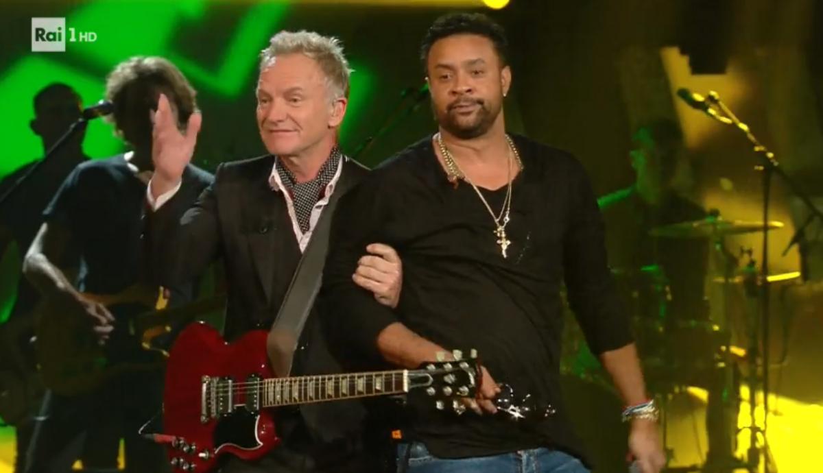 Sting e Shaggy sul palco del Festival di Sanremo 2018