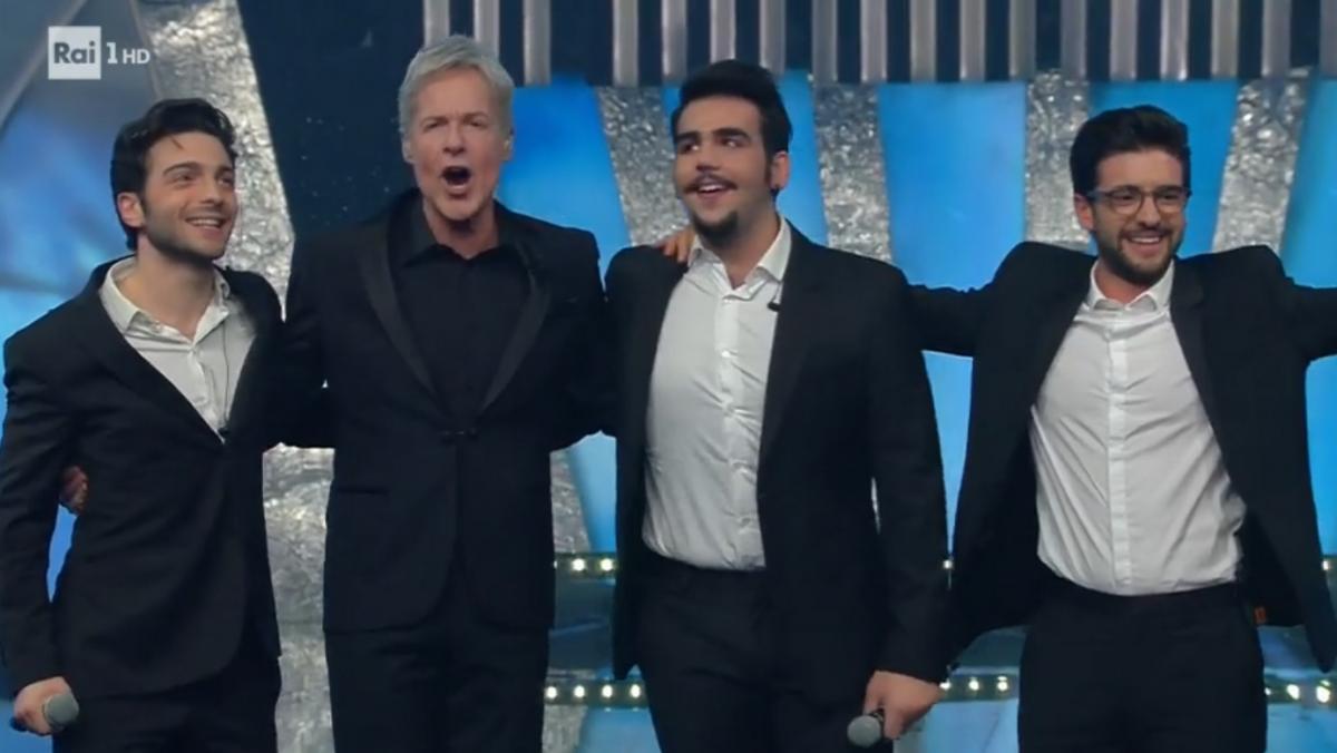 Il Volo in duetto con Claudio Baglioni