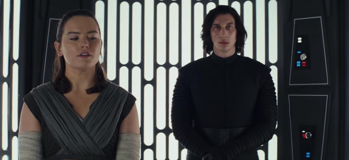 Star Wars - Gli Ultimi Jedi, Clip Rey e Kylo in ascensore