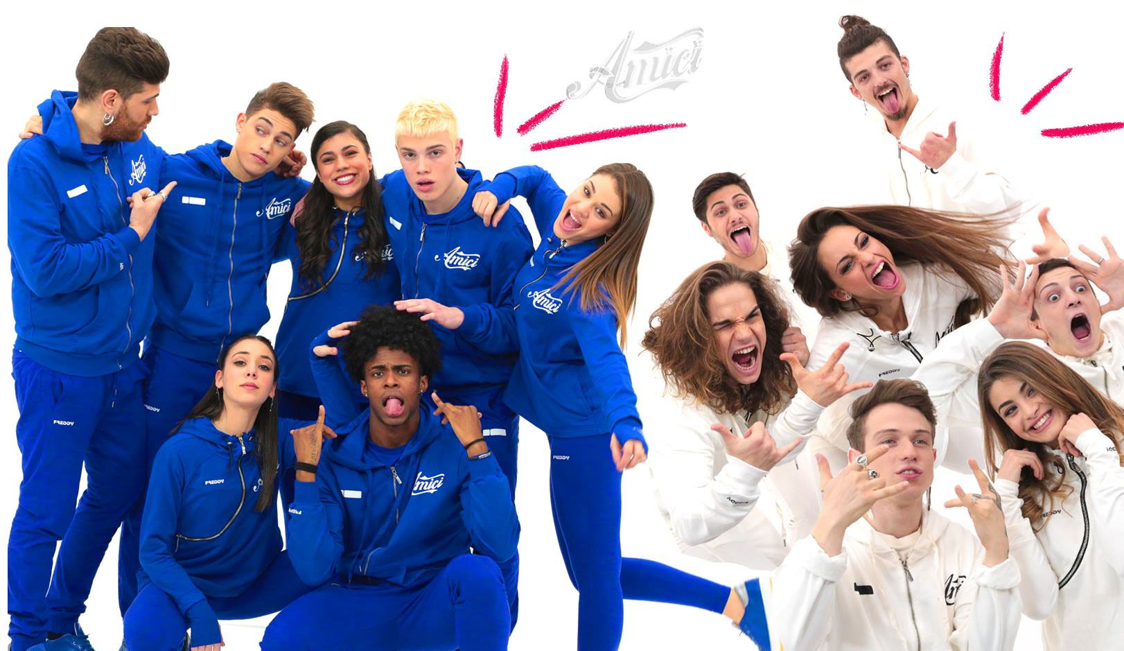 Amici 17, le Squadre Bianche e Blu [credit: Mediaset]