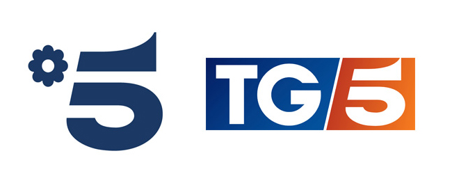 Canale 5 e Tg5 cambiano logo e veste dal 16 Aprile 2018