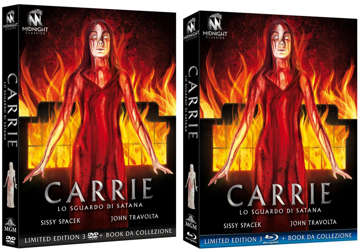 Carrie - Lo sguardo di satana in DVD e Blu-ray Special Edition MediaBook