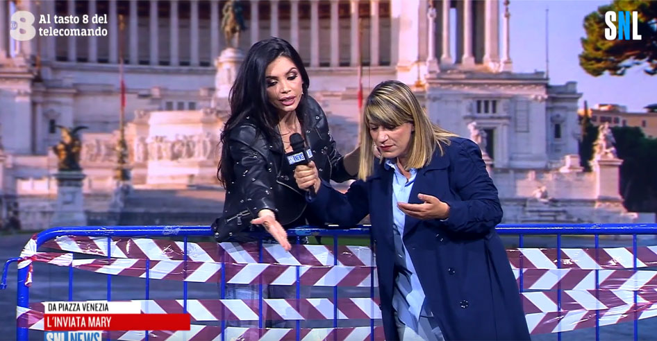 Ilenia Pastorelli nella quinta puntata del Saturday Night Live 2018