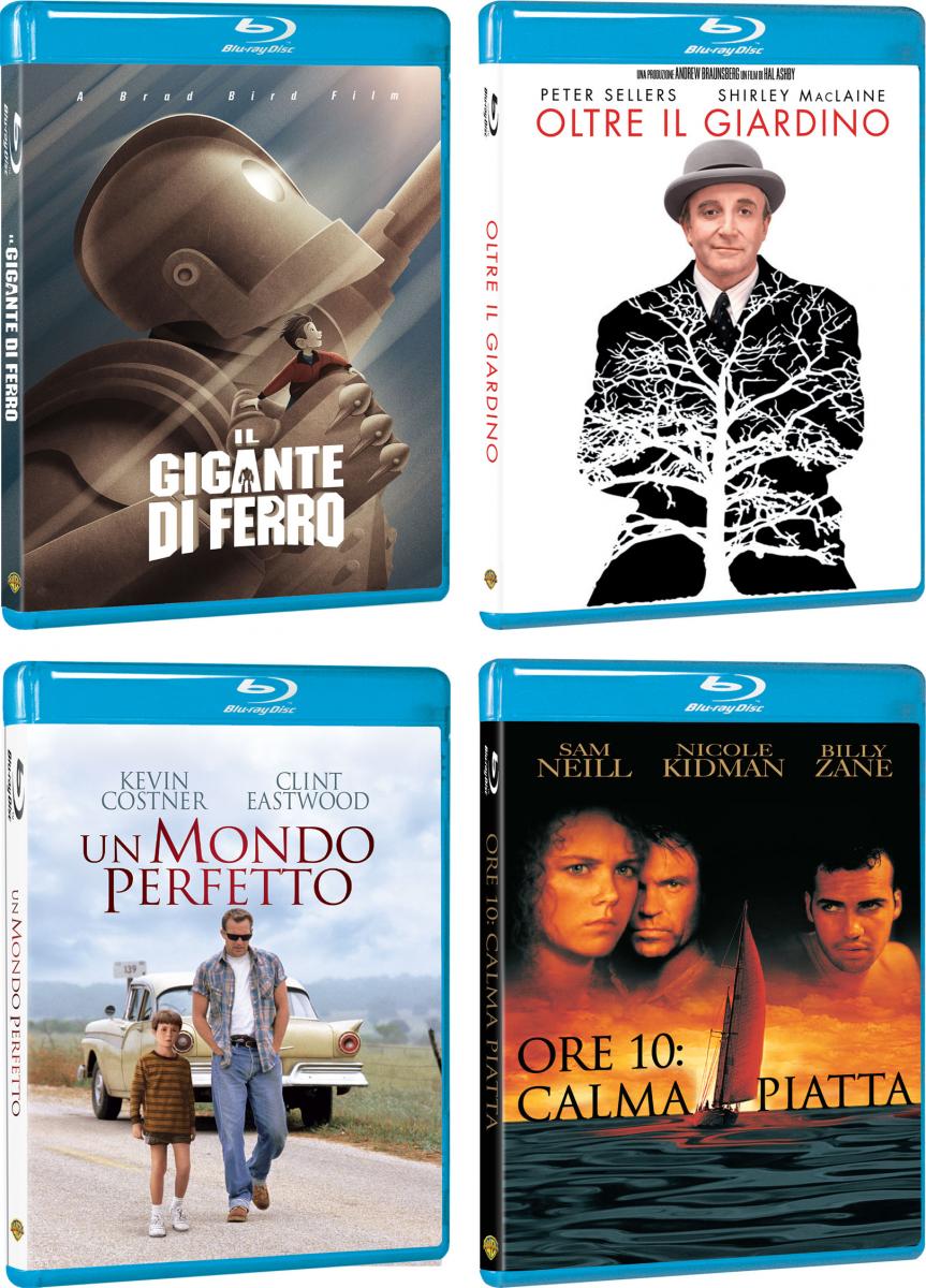 Quattro film cult per la prima volta in Blu-ray con Warner