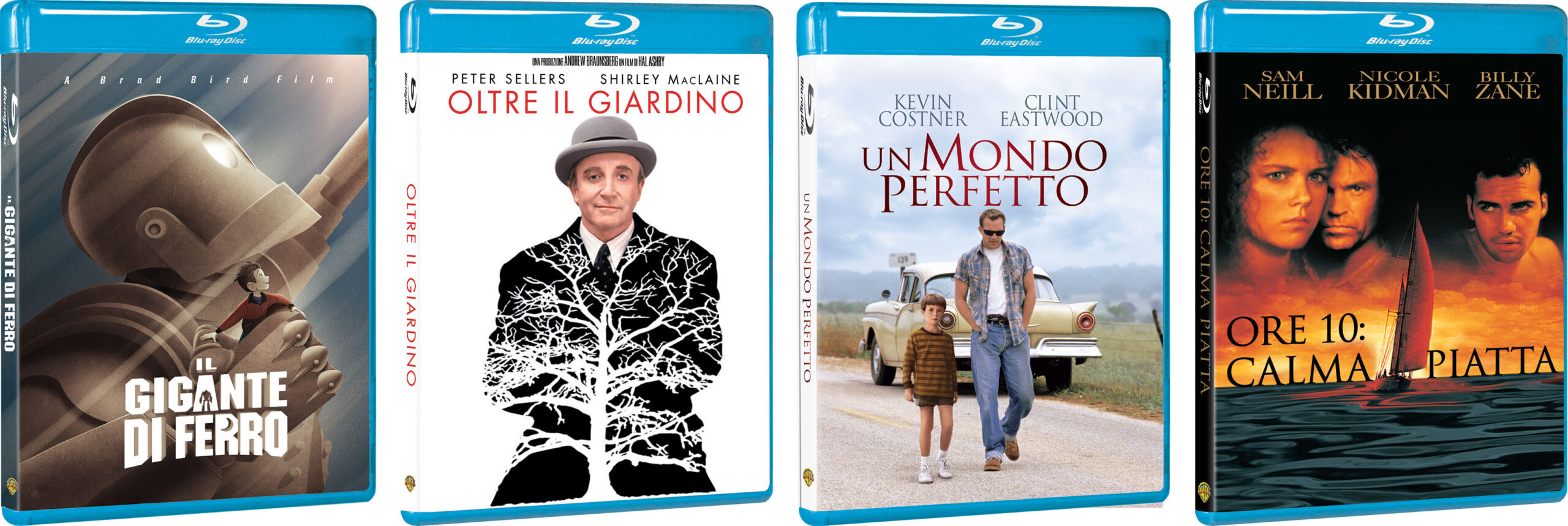 Quattro film cult per la prima volta in Blu-ray con Warner