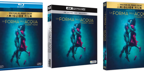 La forma dell’acqua di Guillermo del Toro in DVD, Blu-Ray e 4K Ultra HD