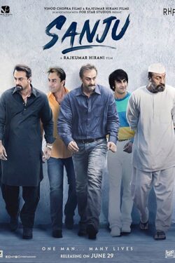 Locandina Sanju 2018 Rajkumar Hirani