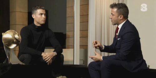 Alessandro Del Piero incontra Cristiano Ronaldo