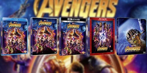 Avengers: Infinity War in 4k UHD, Blu-ray, BD3D, DVD e Digitale da agosto