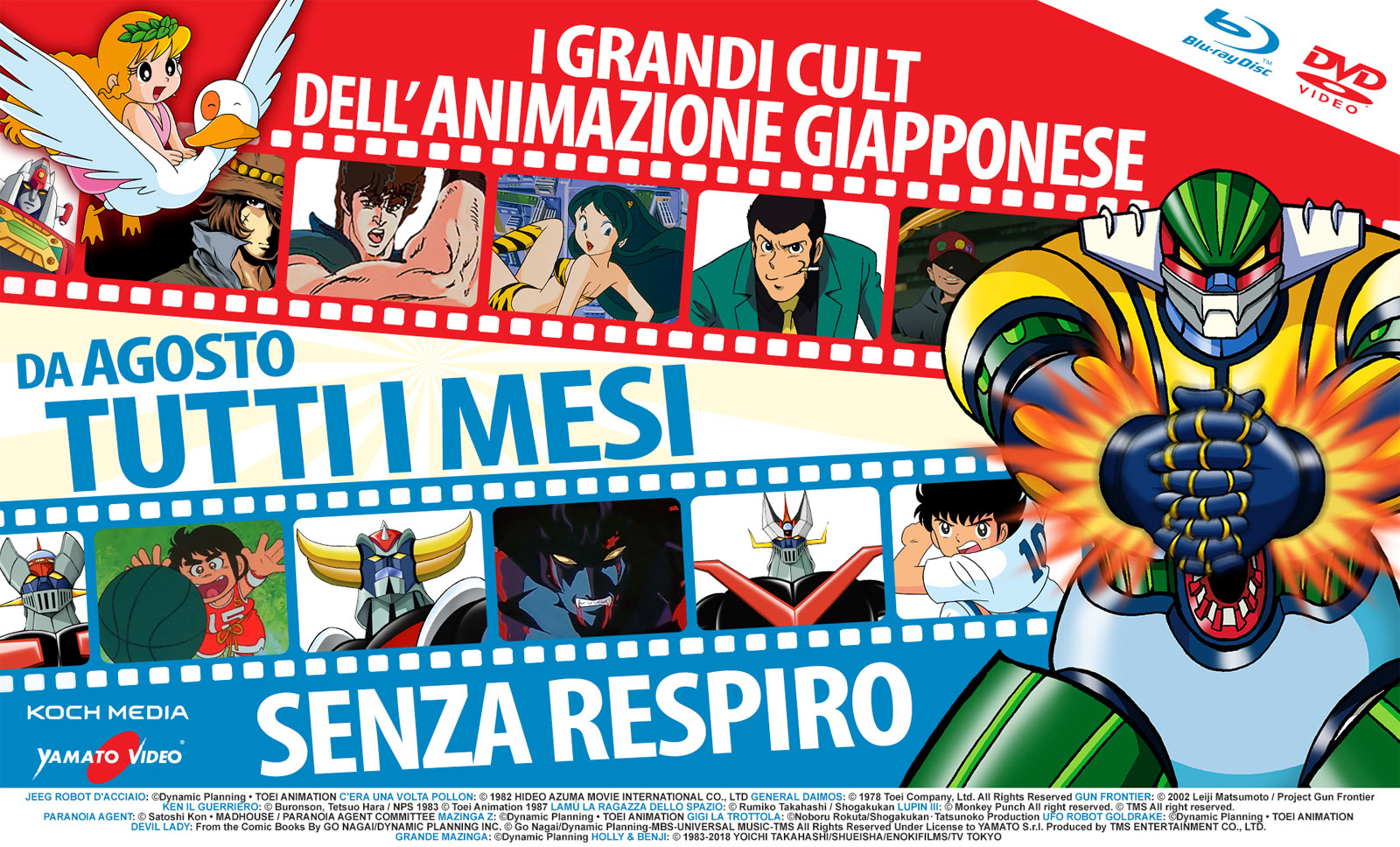 Yamato Video e Koch Media rinnovano la partnership per altri tre anni