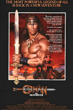 Locandina Conan the Destroyer 1984 Richard Fleischer