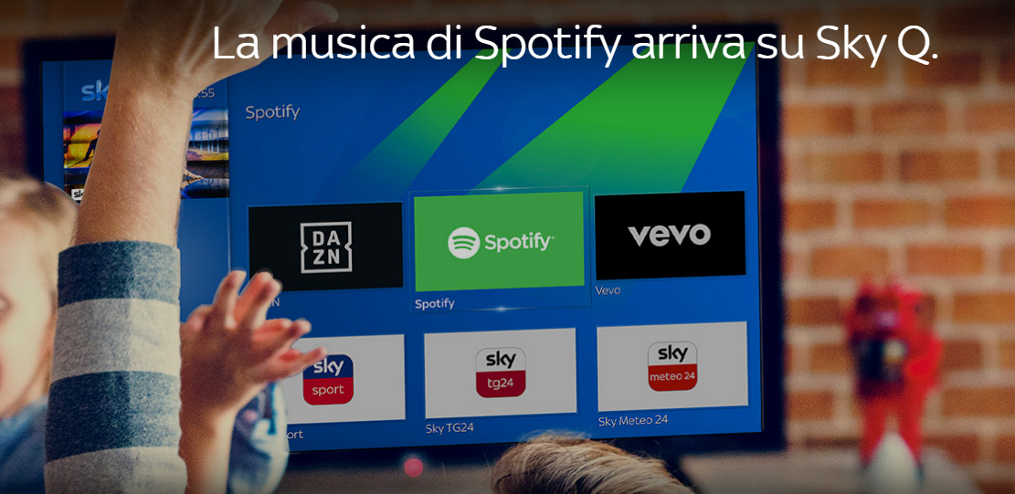 Spotify su Sky Q entro fine ottobre