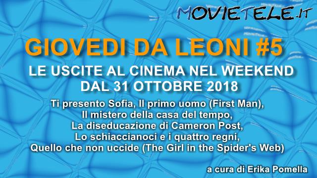 Giovedì da leoni n5, film al cinema dal 31 Ottobre 2018: parliamone