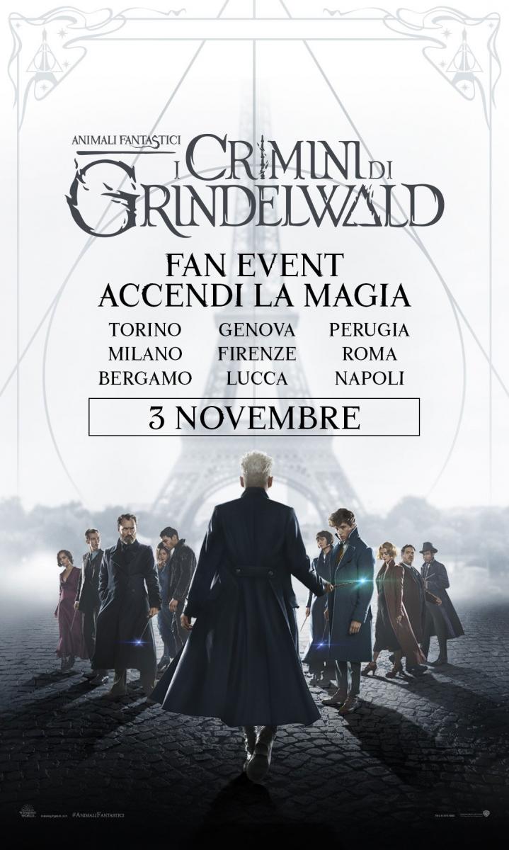 Animali Fantastici: aspettando i Crimini di Grindelwald il Fan Event 'Accendi La Magia'