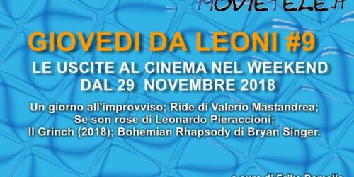 Giovedì da leoni n9, film al cinema dal 29 Novembre 2018: parliamone