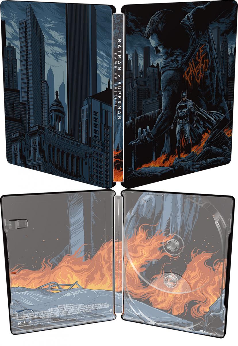 Batman V Superman - Theatrical & Ultimate Ed. – Mondo Steelbook (2 Blu Ray)