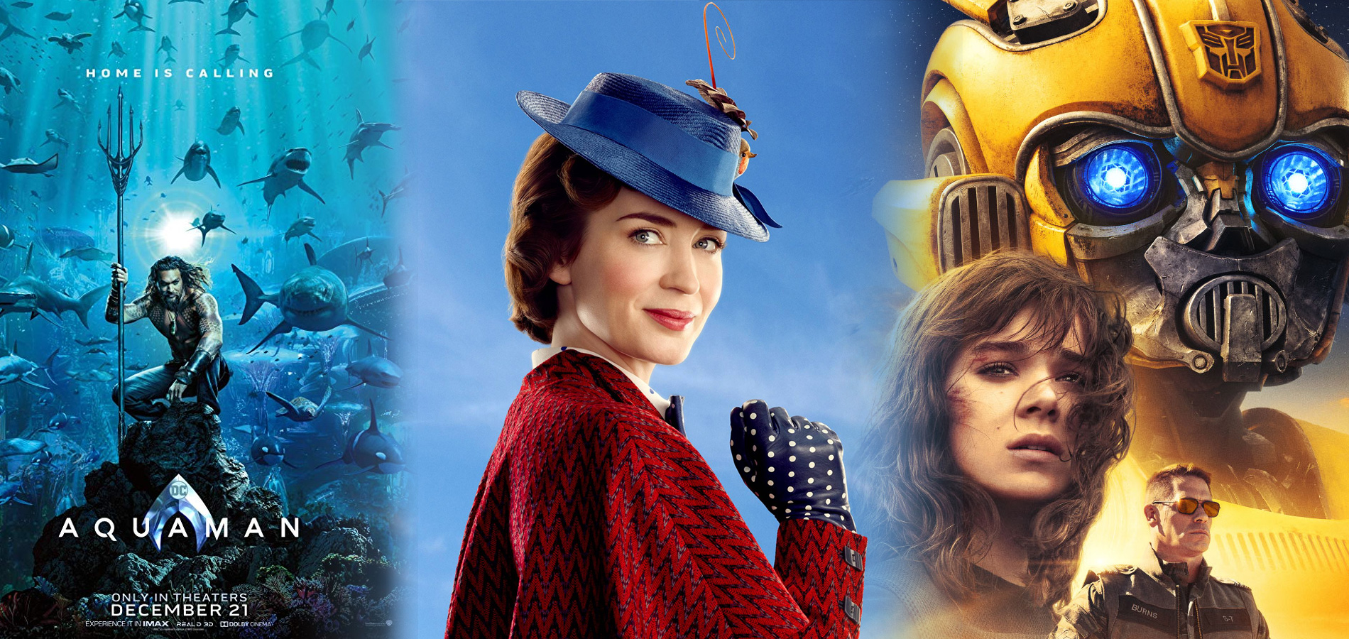 Box Office USA: Aquaman, Il Ritorno di Mary Poppins e Bumblebee