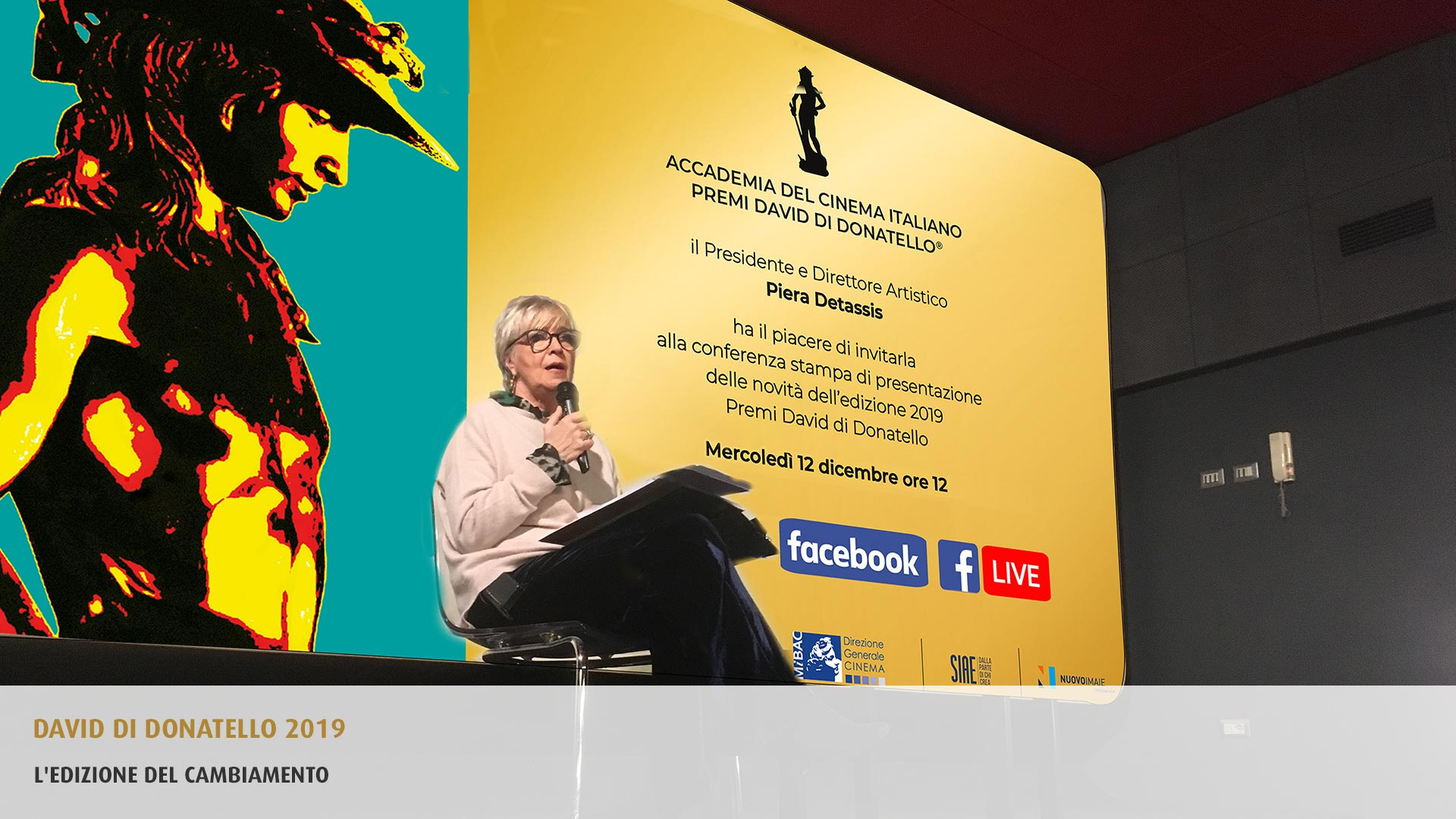 Premi David di Donatello, le novita' del 2019