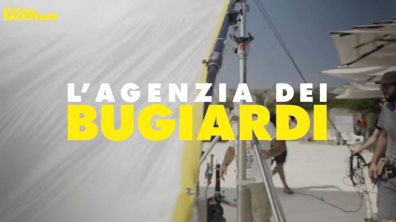 Backstage del film L'Agenzia dei Bugiardi di Volfango De Biasi