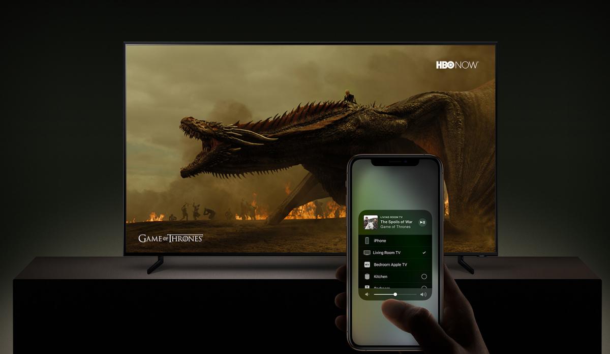 Apple, Film di iTunes e AirPlay 2 su Samsung Smart TV 2018 e 2019
