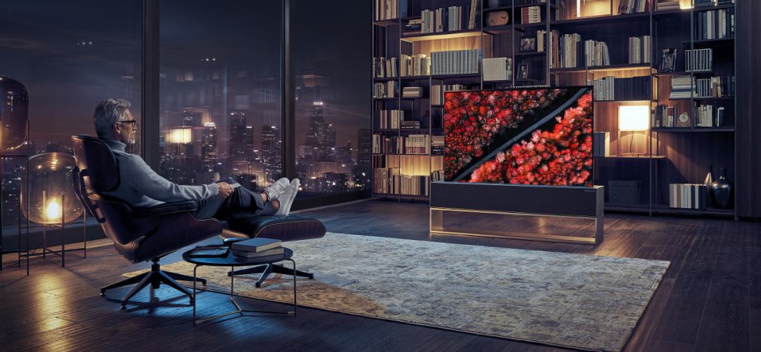 LG Signature OLED TV R modello 65R9