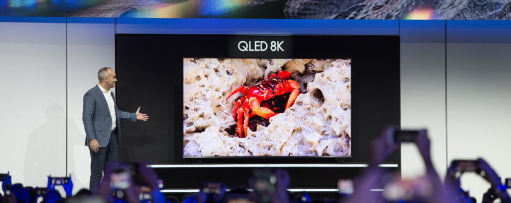 Samsung coi nuovi QLED TV 2019 8k al CES 2019