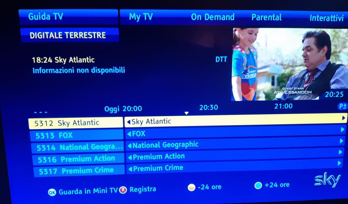 Sky Via Fibra, arrivano i canali e contenuti Premium