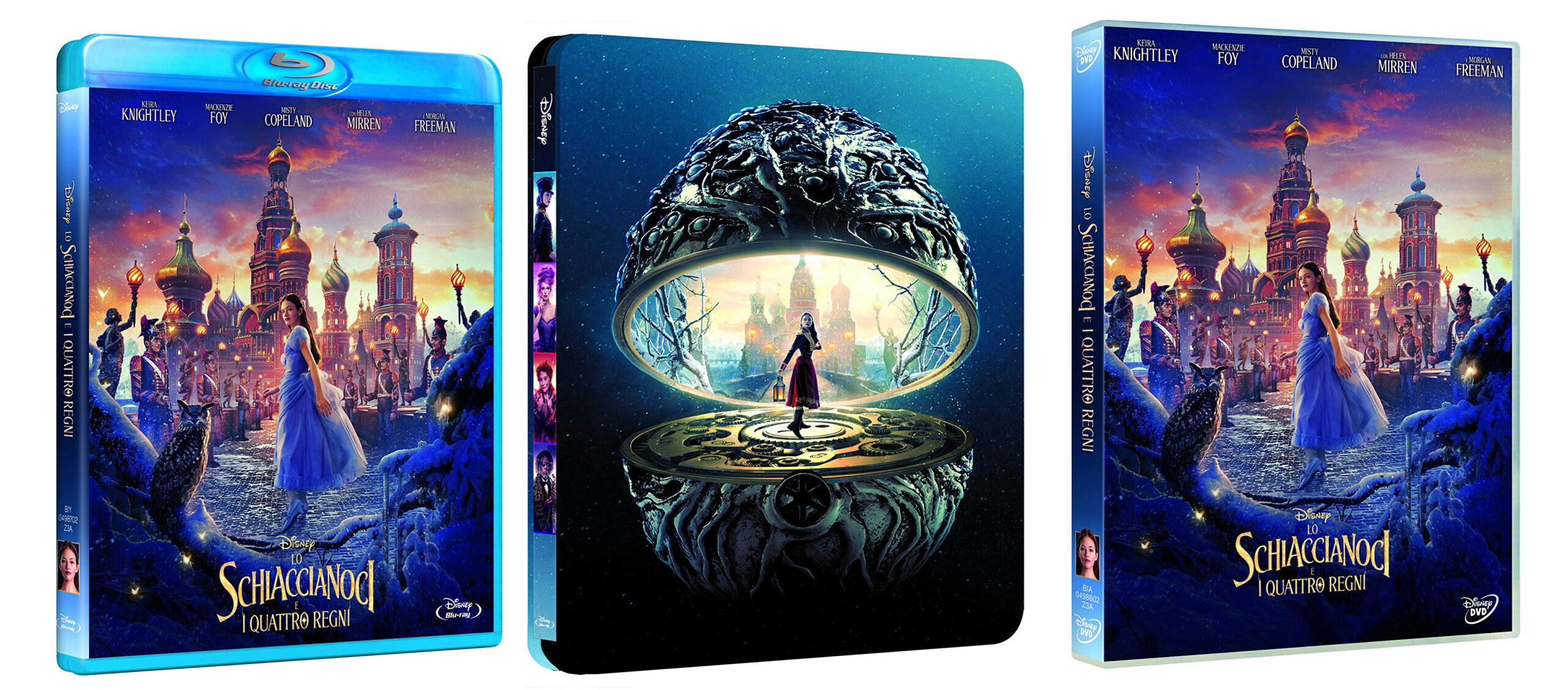 Lo Schiaccianoci e i Quattro Regni in DVD, Blu-ray