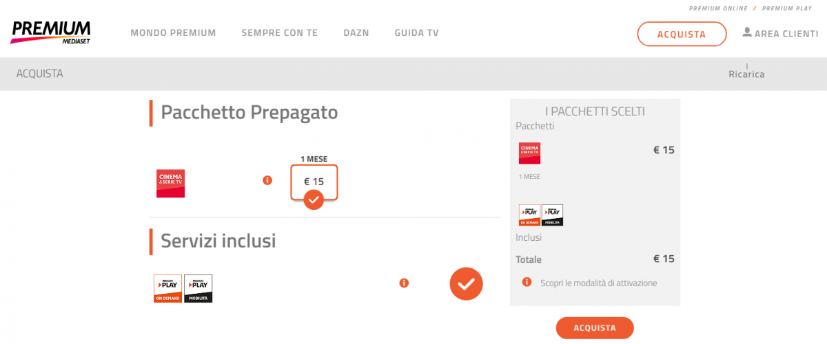 MEDIASET PREMIUM: STOP AGLI ABBONAMENTI