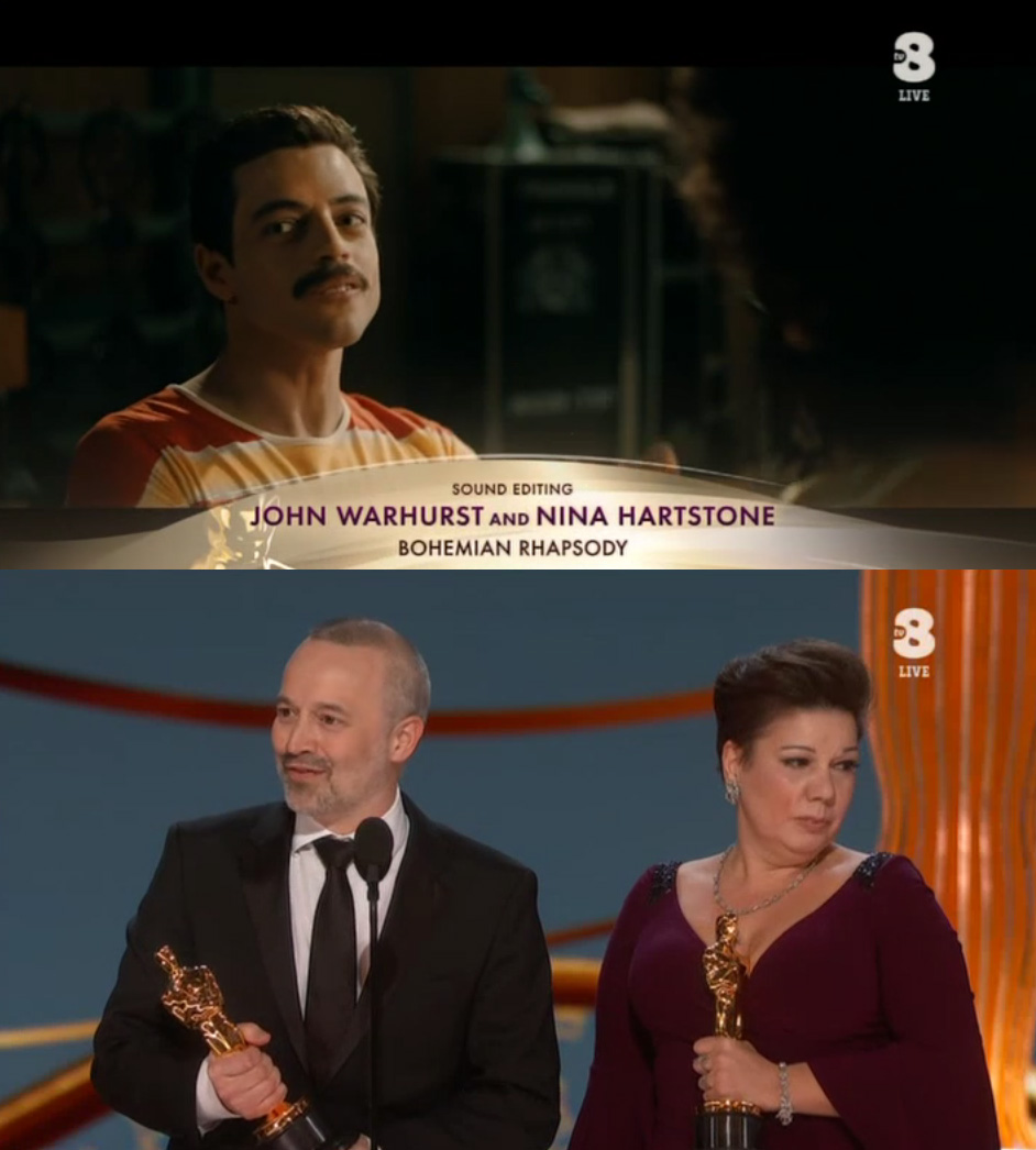 Oscar 2019 Miglior montaggio sonoro