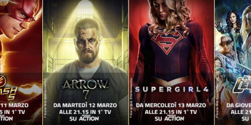 Settimana Super su Premium Action con The Flash 5, Arrow 7, Supergirl 4 e Legends Of Tomorrow 4