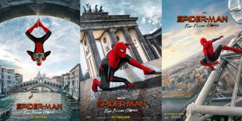 Spider-Man: Far From Home, i poster internazionali con Venezia, Berlino e Londra