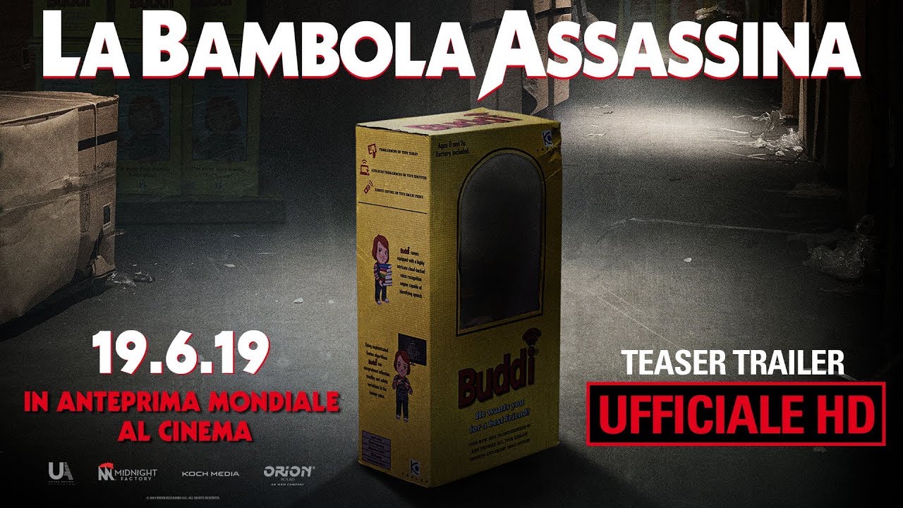 La bambola assassina (2019), Teaser Trailer italiano