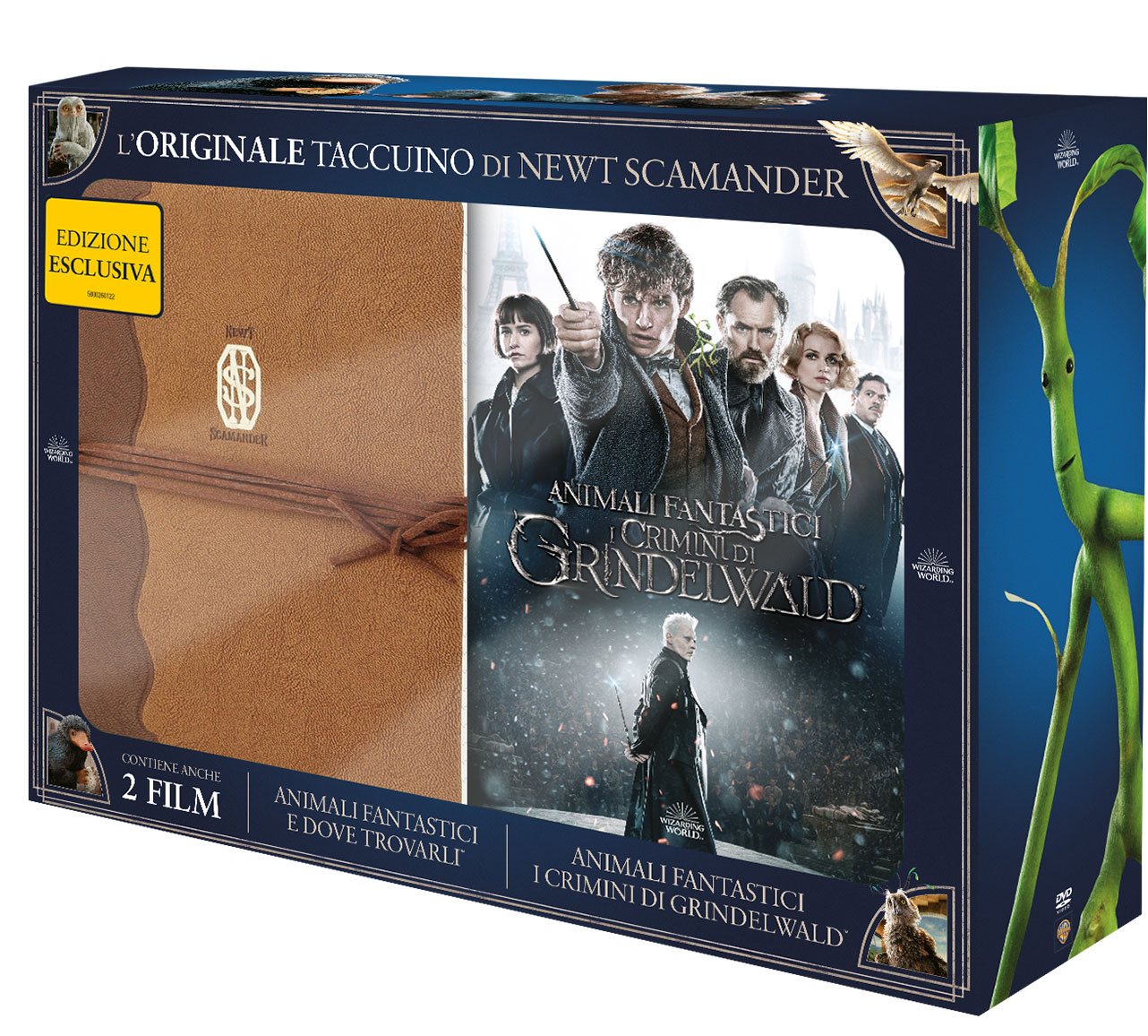 Animali Fantastici - Doppia Sorpresa: i 2 film in un boxset col taccuino di Newt Scamander