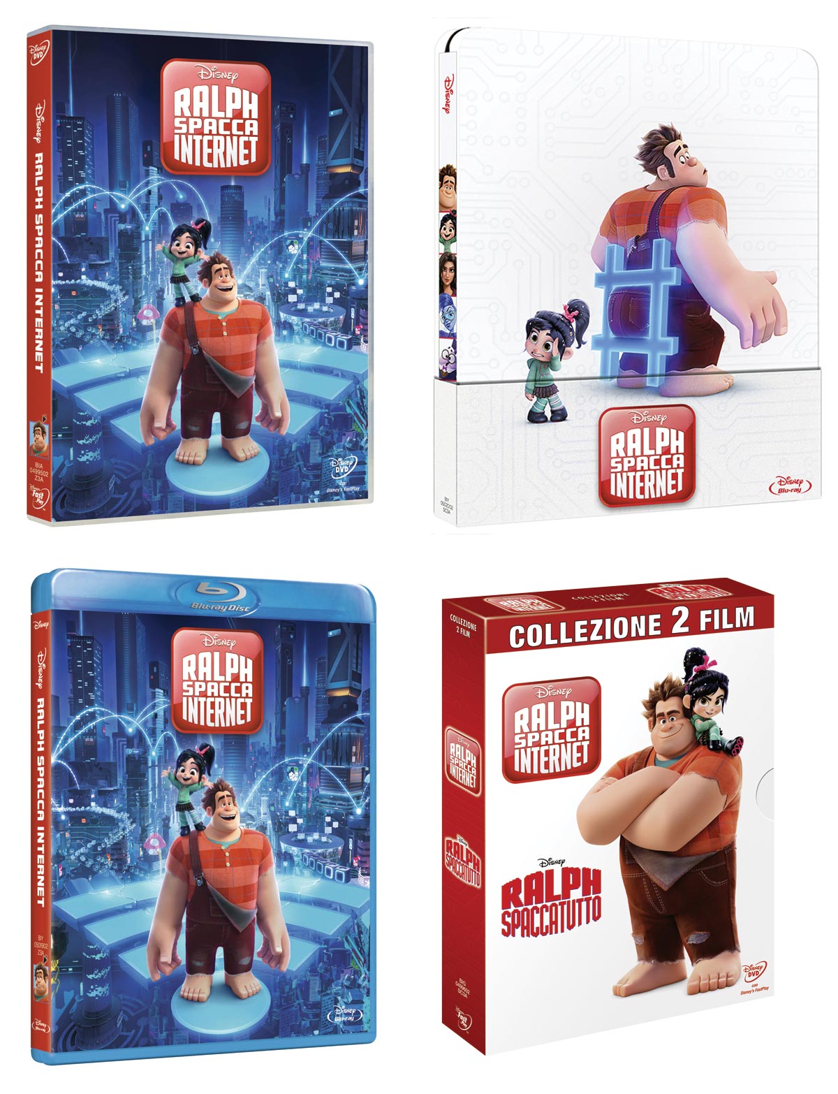 Ralph Spacca Internet in Digitale, DVD e Blu-ray