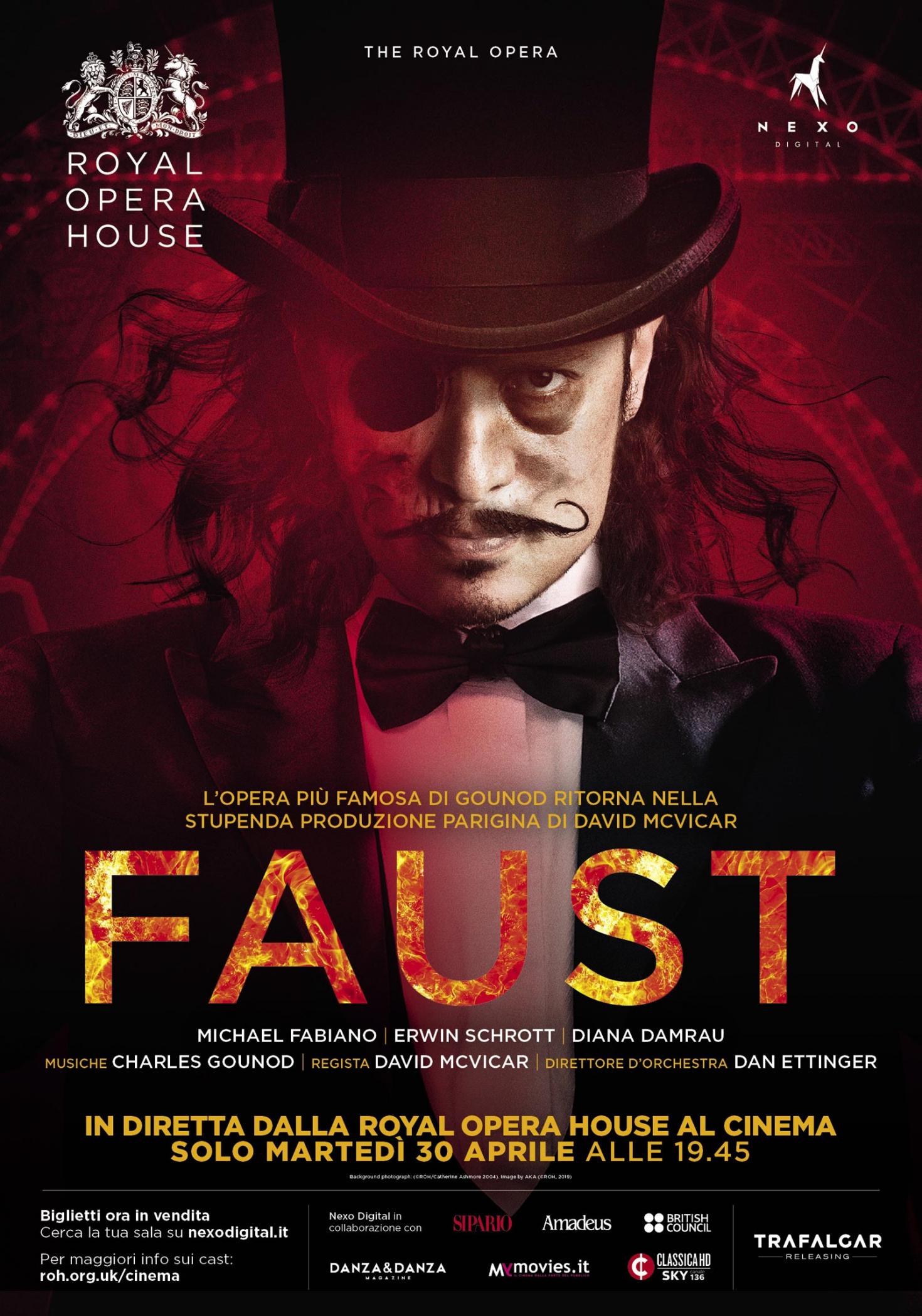 Royal Opera House al Cinema: Faust di McVicar il 30 aprile