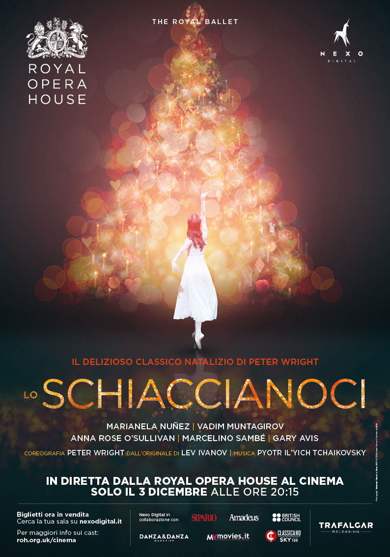 Lo Schiaccianoci 3 dicembre 2018 diretta cinema Royal Opera House