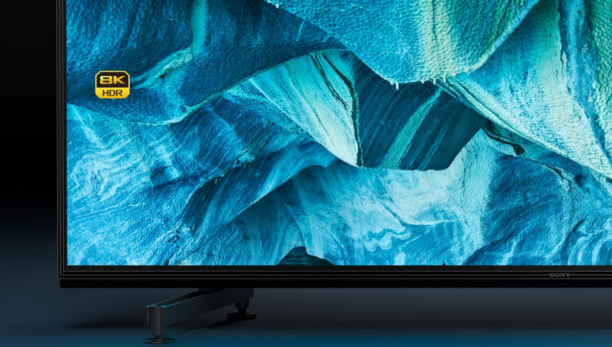 Sony porta il suo primo TV 8K ZG9