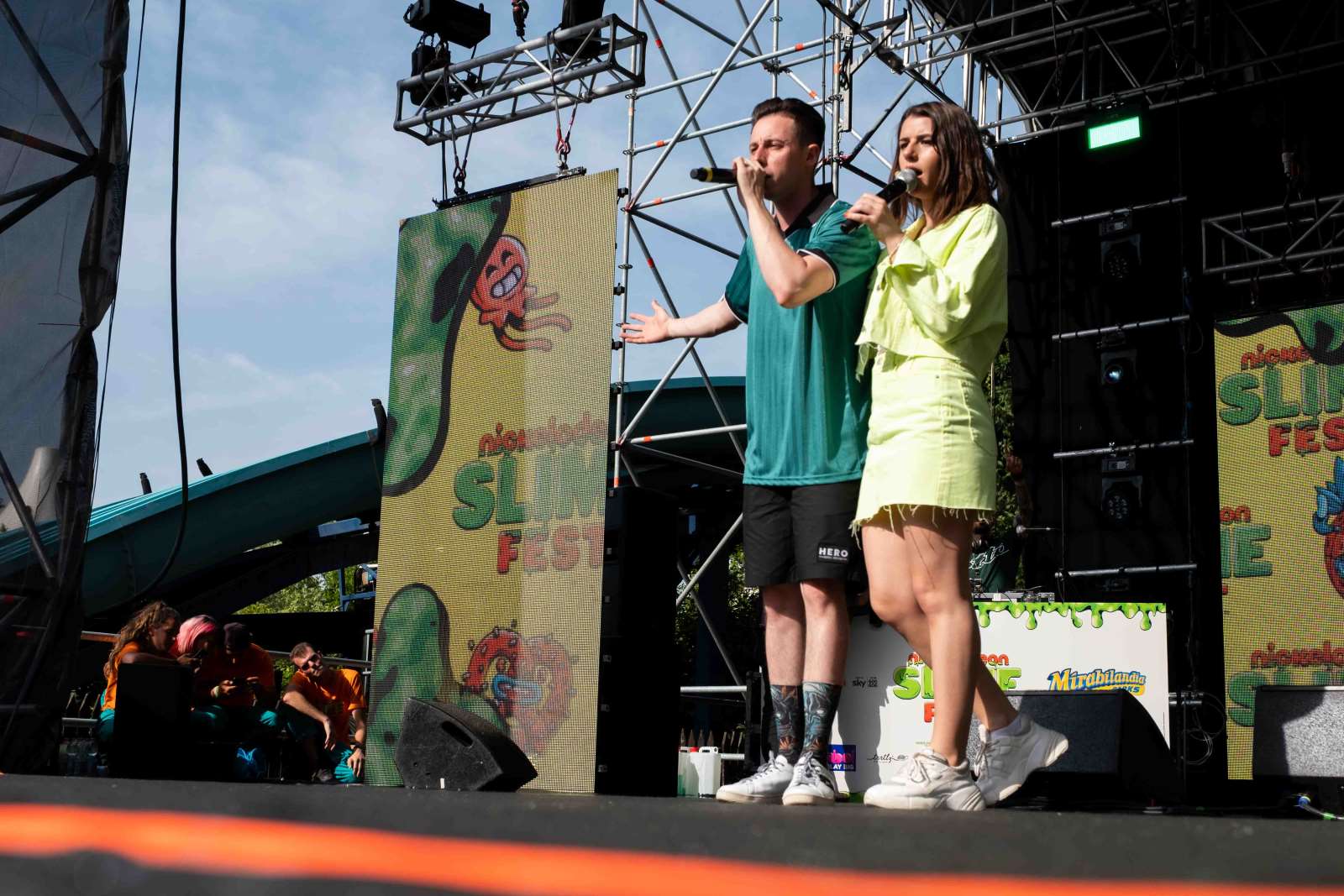 Shade e Federica Carta a SlimeFest 2019 [credit: courtesy of Ufficio Stampa SlimeFest 2019]