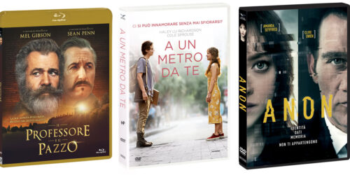 A un metro da te, Anon, Il professore e il pazzo in DVD e Blu-ray da Luglio