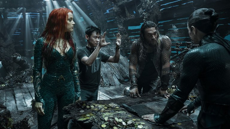 James Wan sul seti di Aquaman