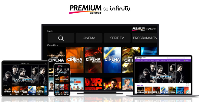 Canali Premium di Cinema e Serie su Infinity